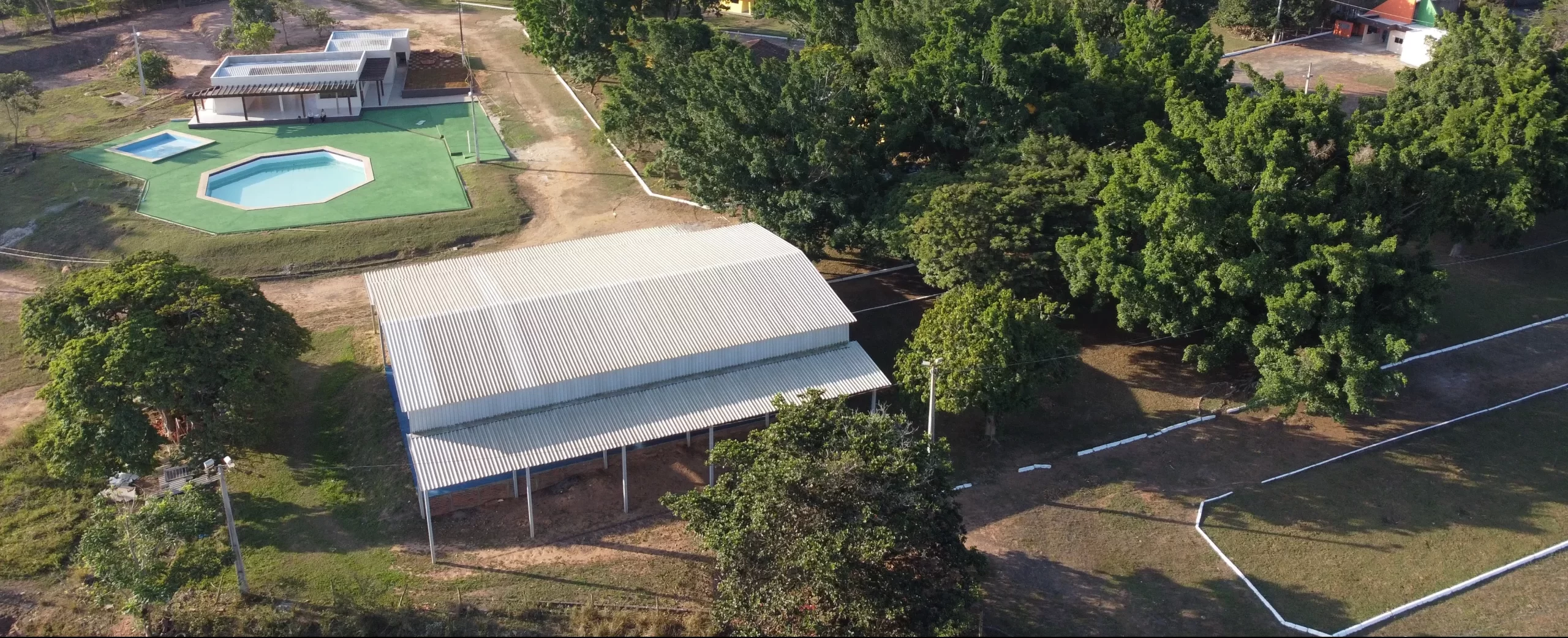 Vista aérea da Pousada Club Teodolino Pereira